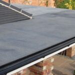 finished flat rubber roof Kemnay